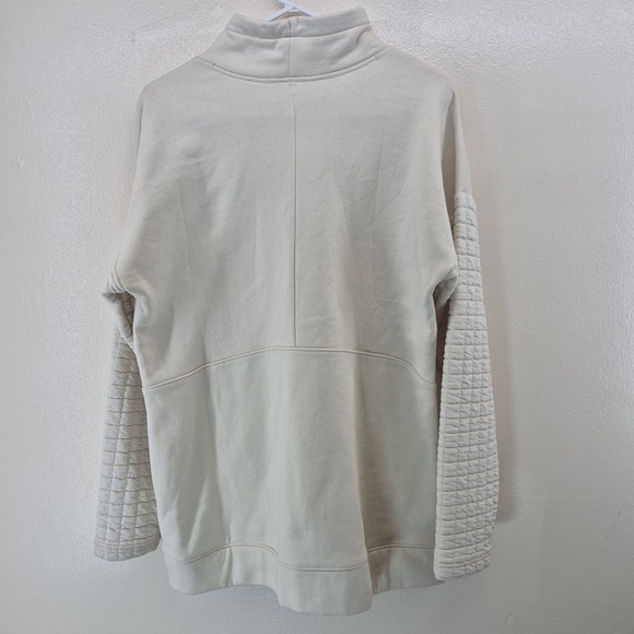 Columbia Sunday Summit Pullover Sweatshirt • Medium • Quilted Cream - Picture 4 of 7